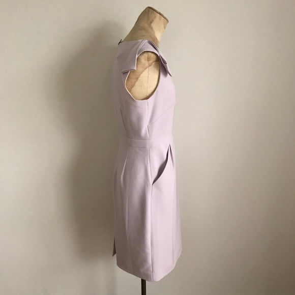 J. Crew Bow-Sleeve Dress in Lilac - Picture 3 of 6